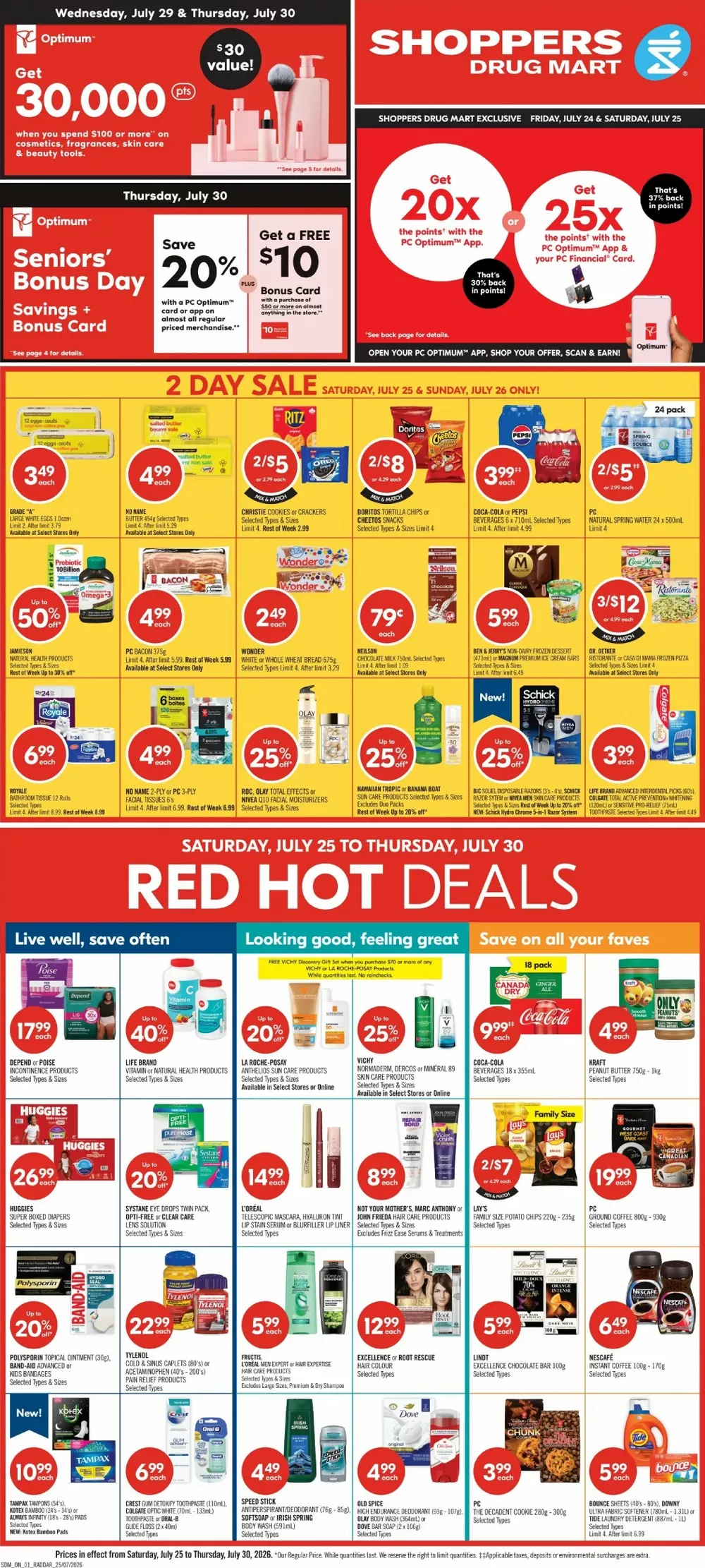 Shoppers Drug Mart Flyer July 25 to July 30, 2026 1 shoppers drug mart flyer week-30