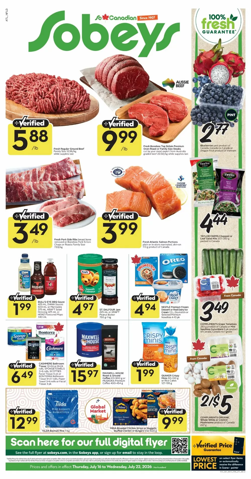 Sobeys Flyer (ATLANTIC) July 23 - July 29, 2026 1 sobeys flyer atlantic week-29