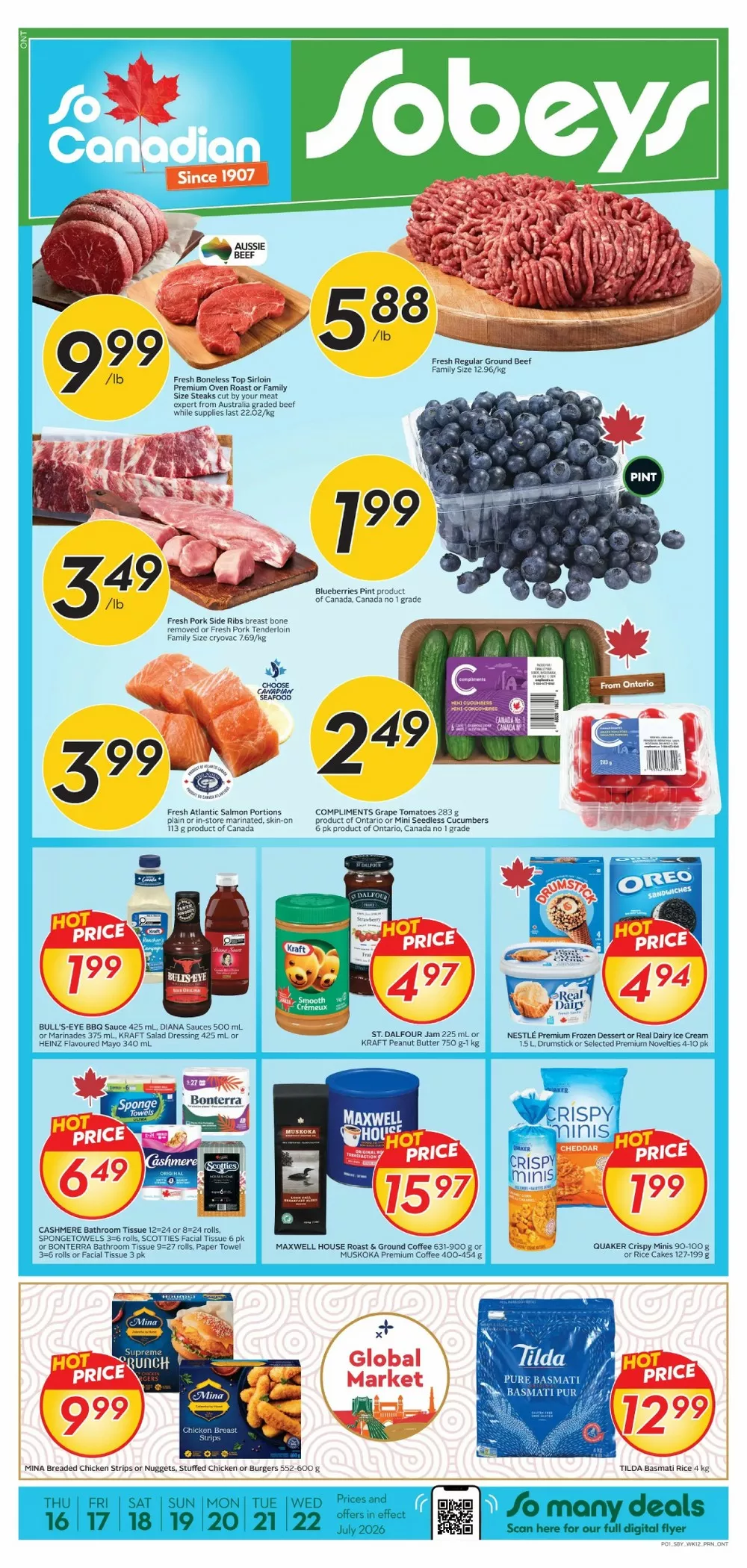 Sobeys Flyer Canada New (ON) July 16 - July 22, 2026 1 sobeys flyer on week-29