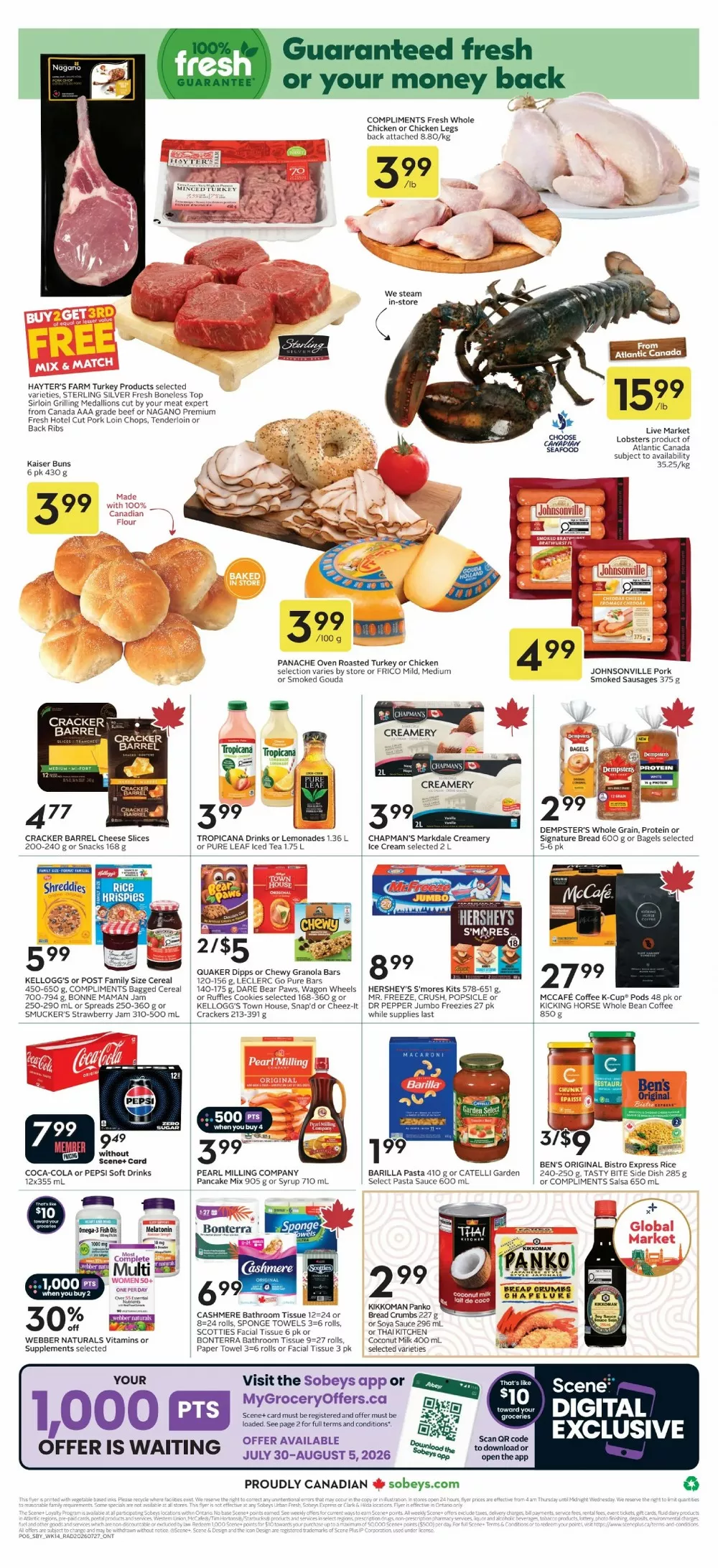 sobeys flyer on july 30 august 5 3 33277914