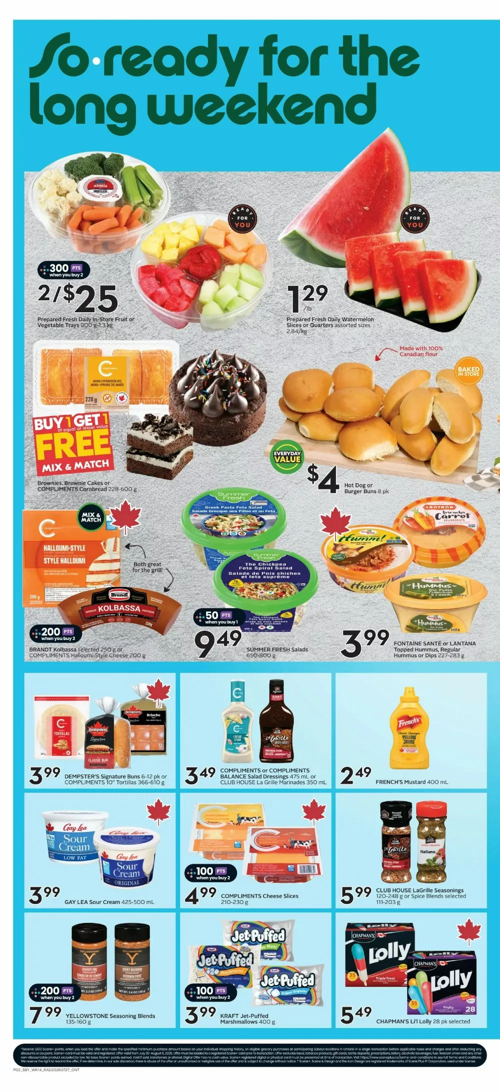 sobeys flyer on july 30 august 5 4 45388446