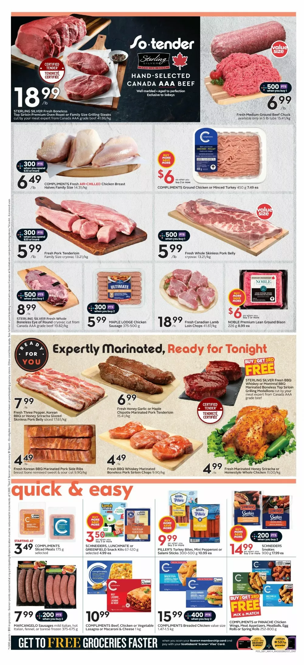 sobeys flyer on july 30 august 5 7 94124721