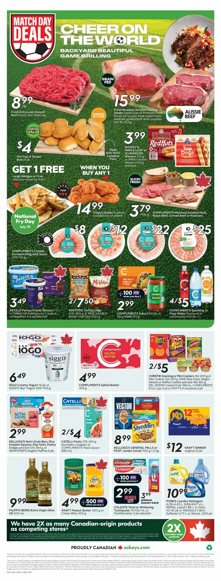 sobeys flyer on july 9 15 4 64113308