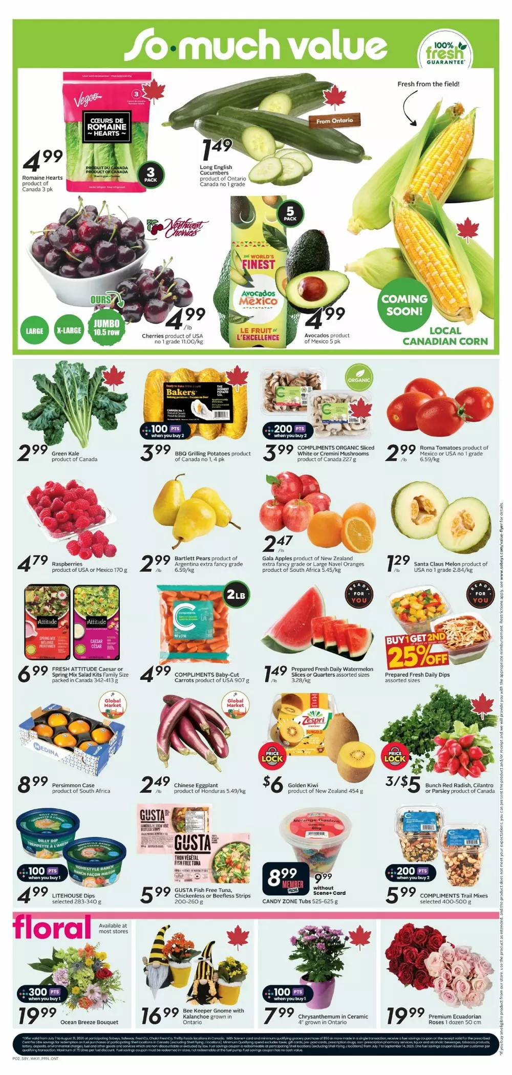 sobeys flyer on july 9 15 5 07148202