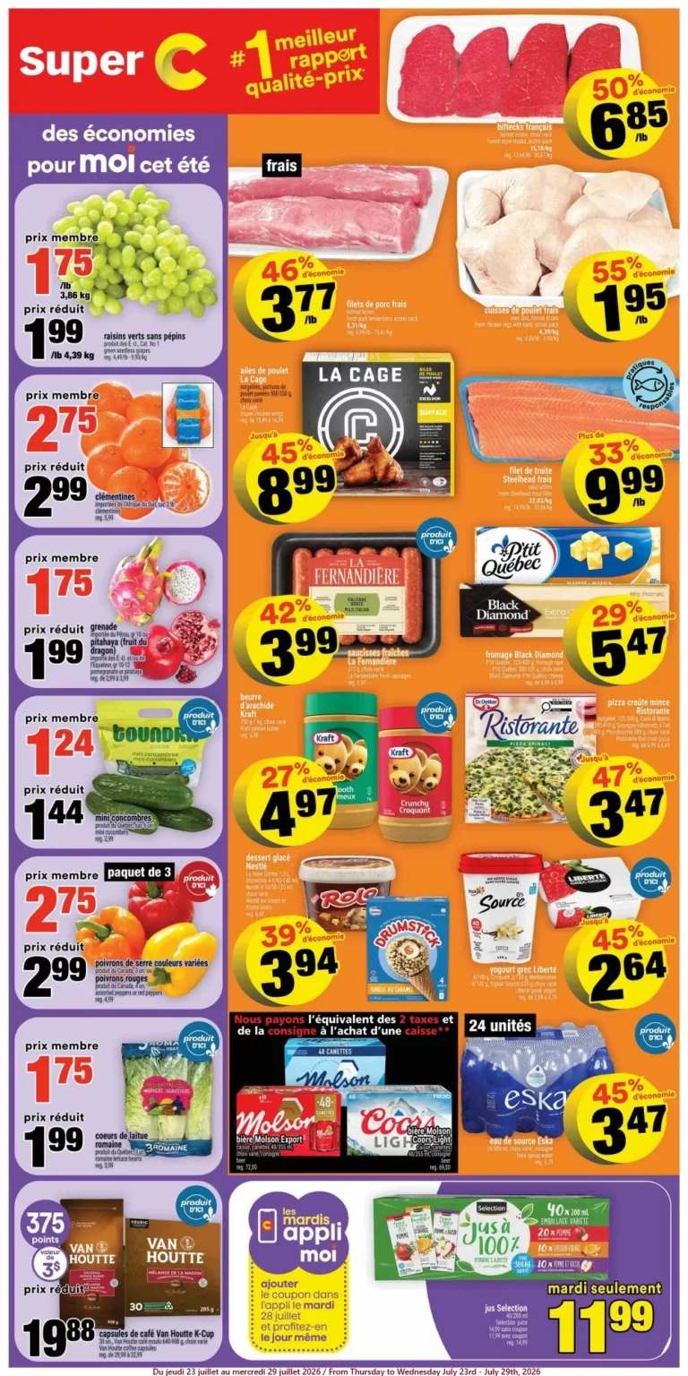 super c flyer week-30, super c circulaire semaine-30