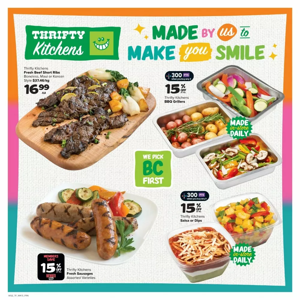 thrifty foods flyer august 6 12 10 24763415