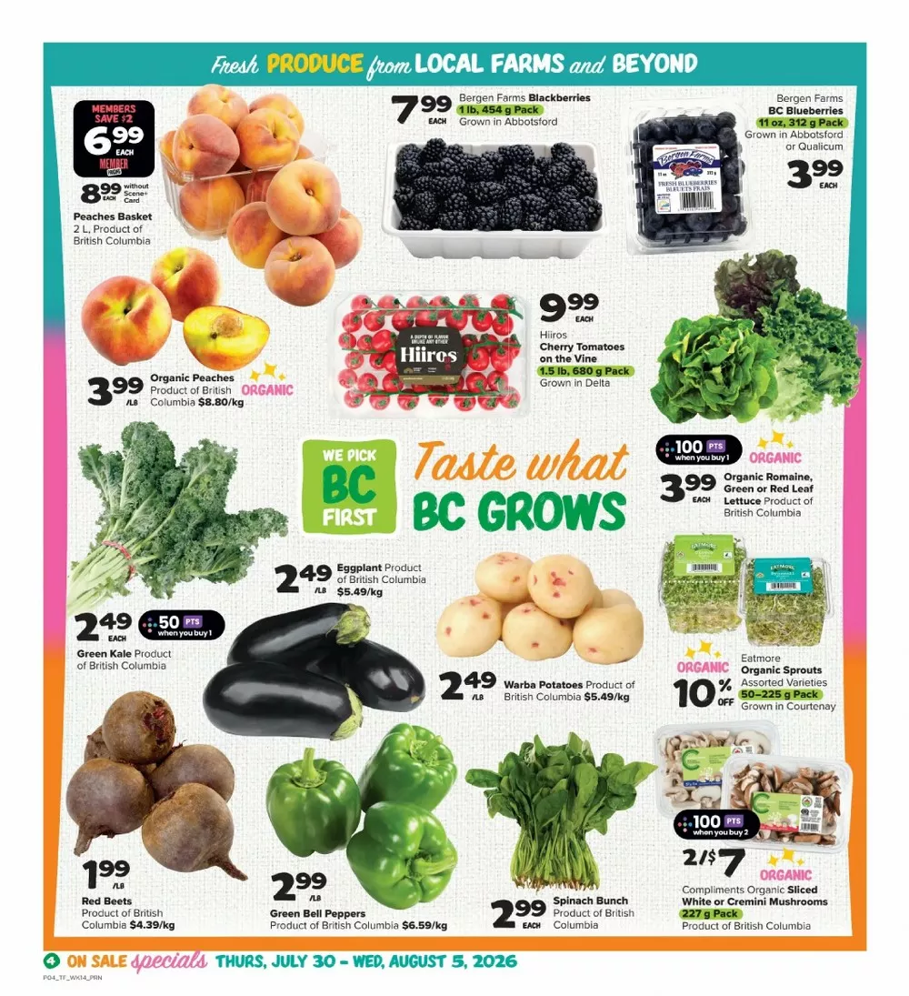 thrifty foods flyer july 30 august 5 5 41008631