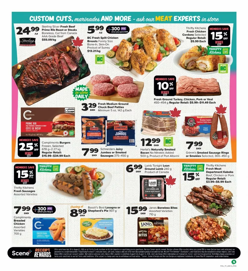 thrifty foods flyer july 30 august 5 6 95633775