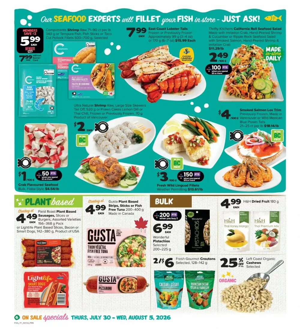 thrifty foods flyer july 30 august 5 7 47492393