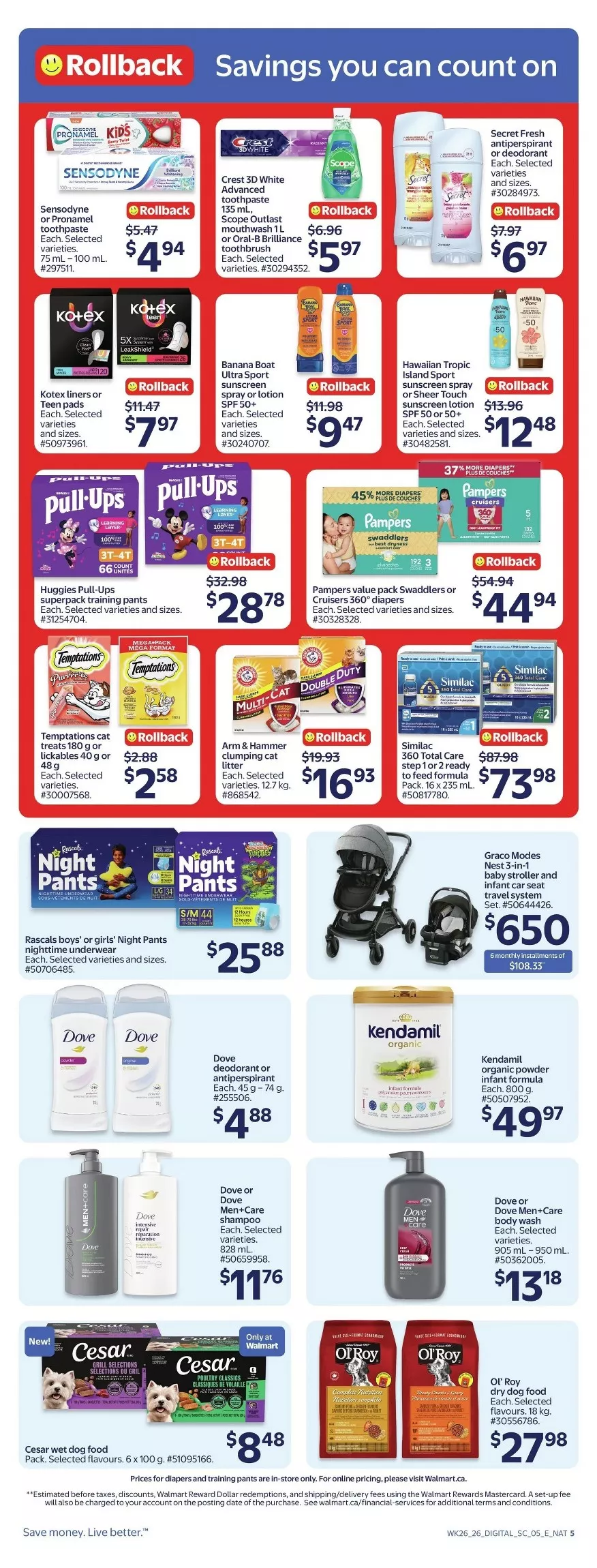walmart flyer july 23 29 7
