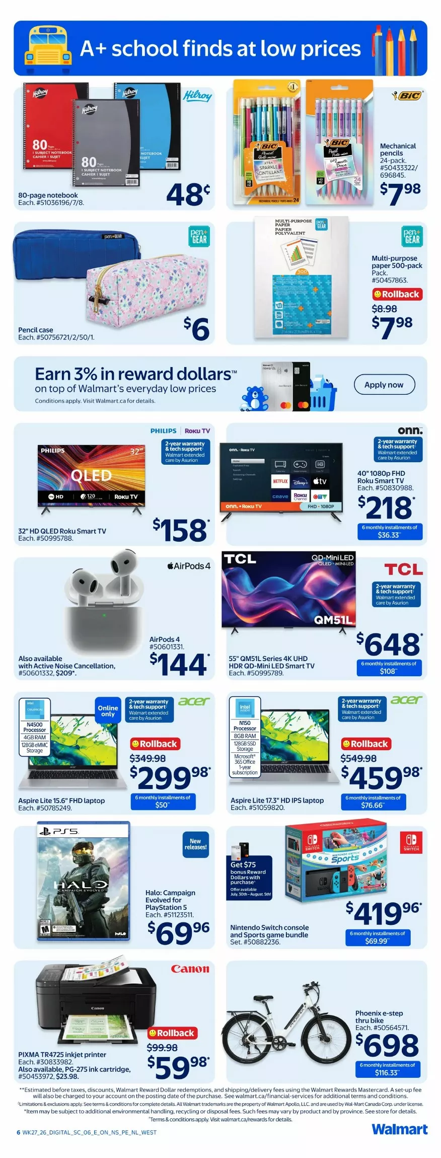 walmart flyer july 30 august 5 6 55083610