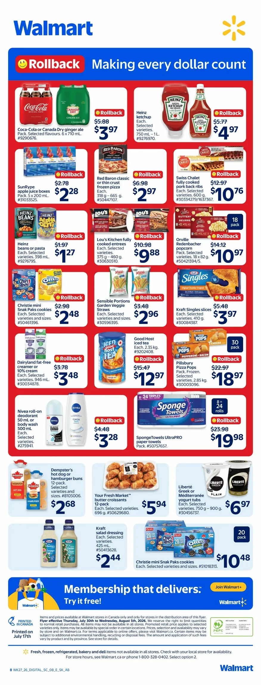 walmart flyer july 30 august 5 8 19504333