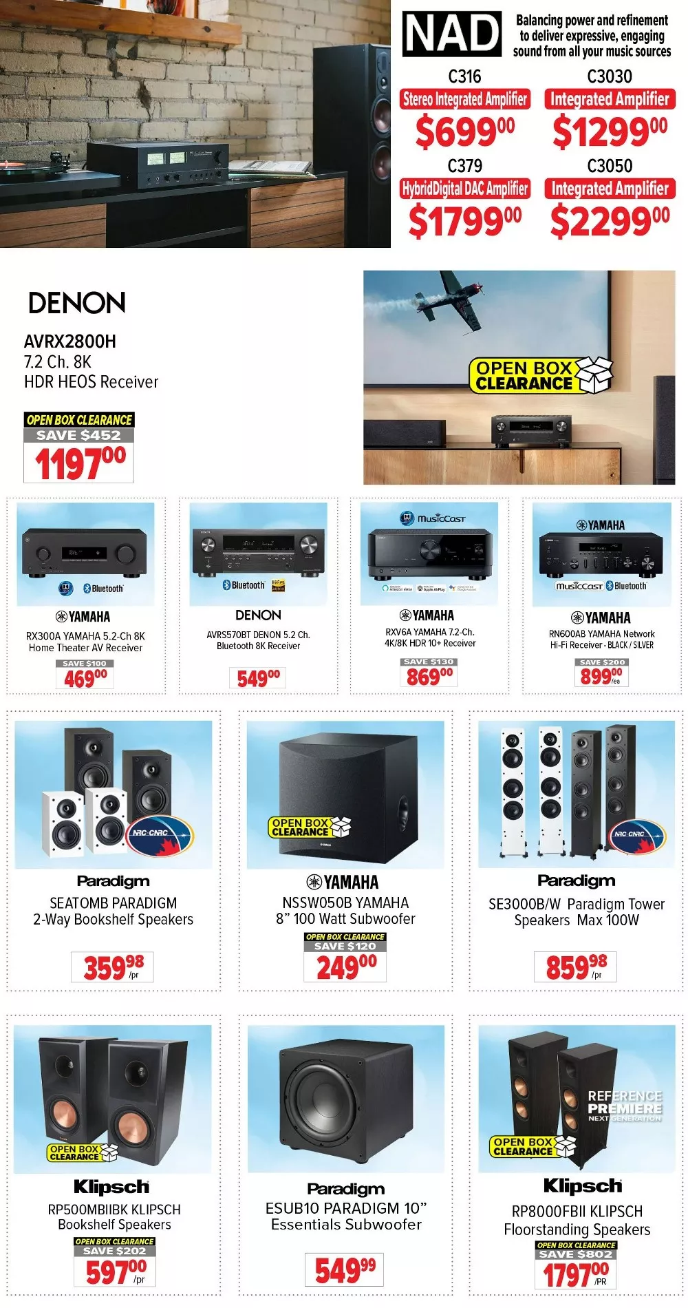 2001 audio video flyer august 21 27 3
