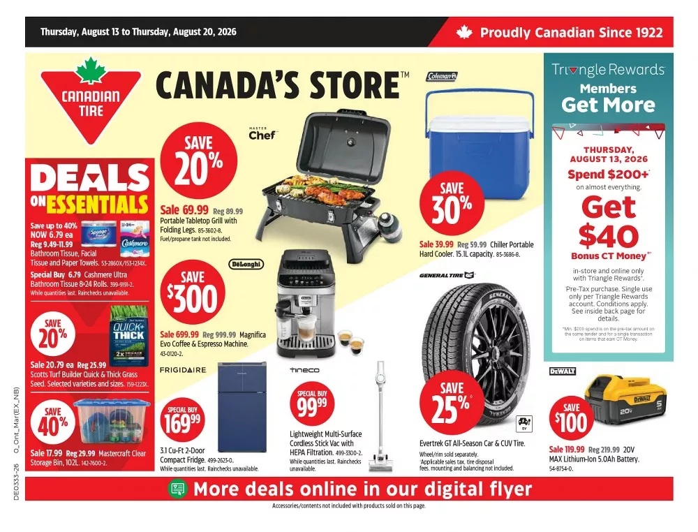 Canadian Tire Flyer 20 August - 26 August, 2026 1 canadian tire flyer week-33