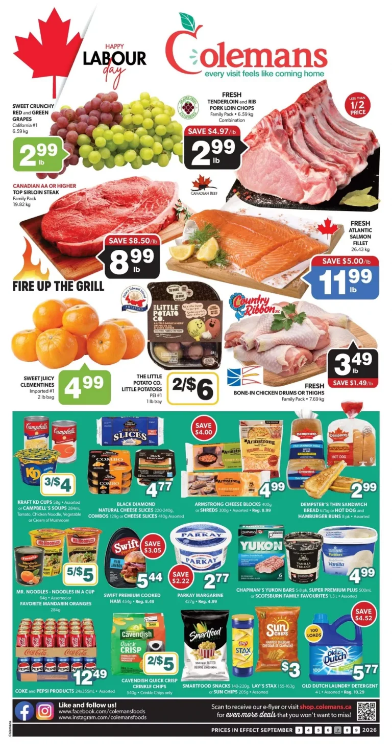 colemans flyer sept 3-9