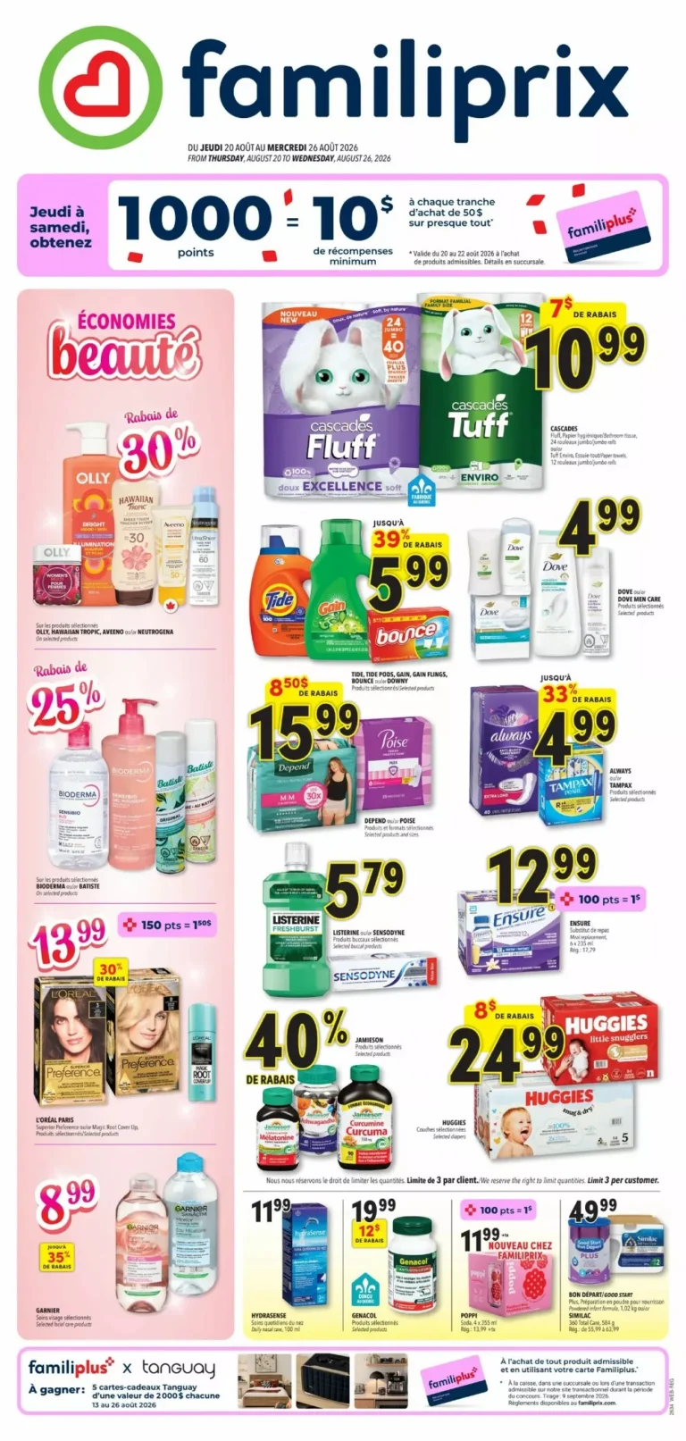 familiprix flyer week-34, familiprix circulaire semaine-34