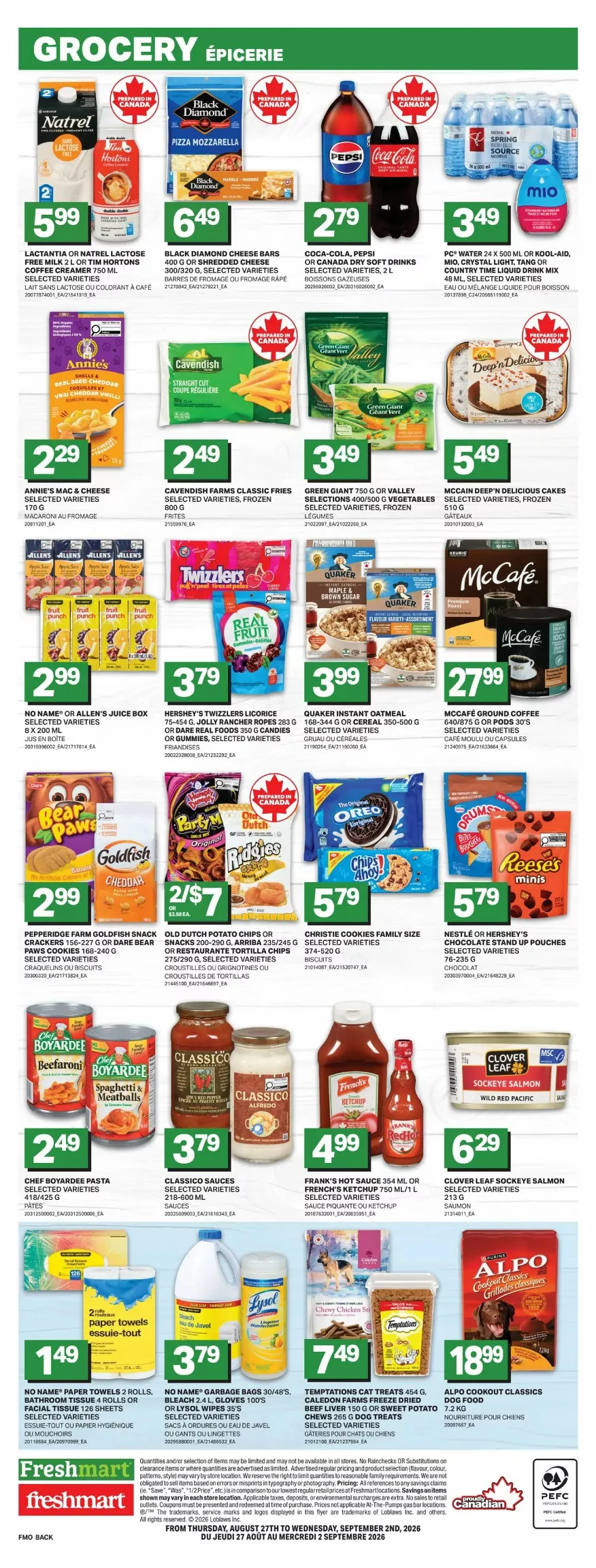 freshmart flyer august 27 spetember 2 4 13626584