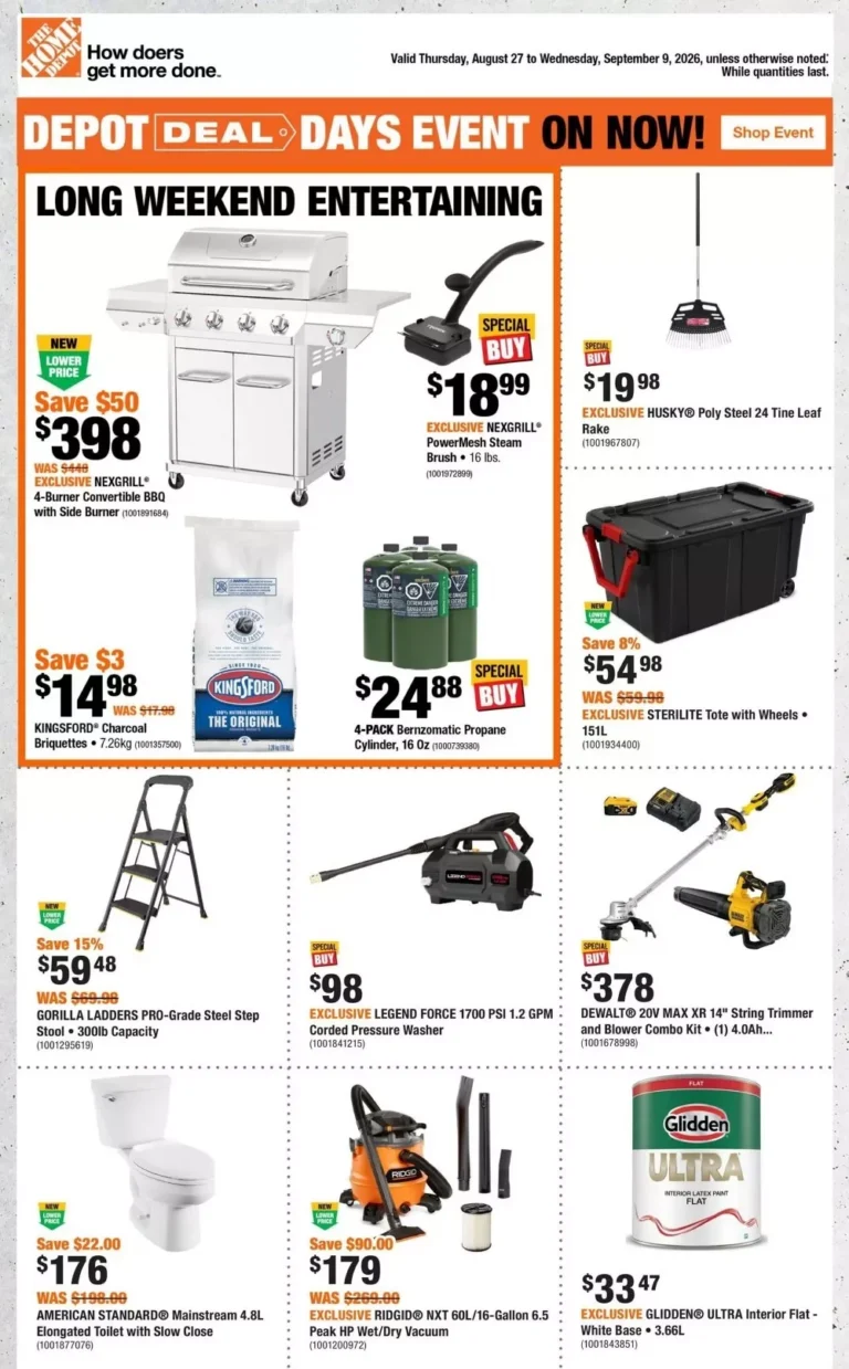 home depot flyer wk-35