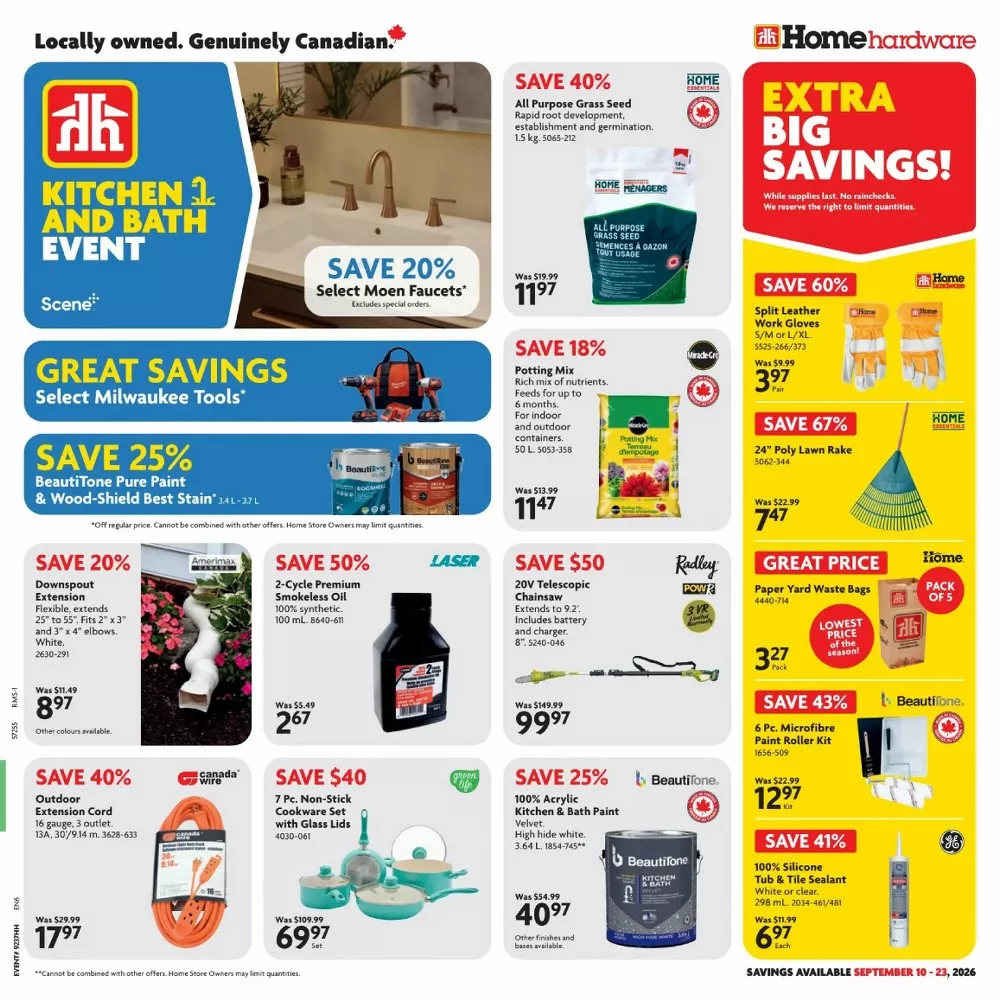 Home Hardware Flyer Canada 24 September - 30 September, 2026 1 home hardware flyer wk-37