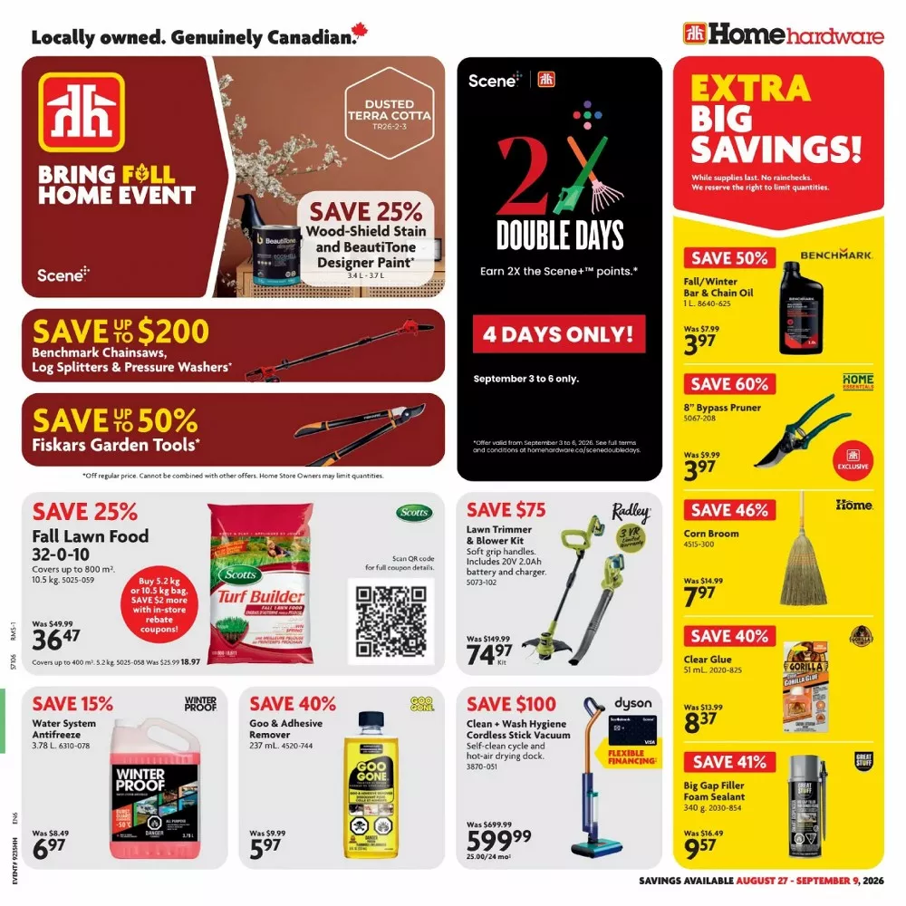 Home Hardware Flyer Canada 3 September - 9 September, 2026 1 home hardware flyer wk-35