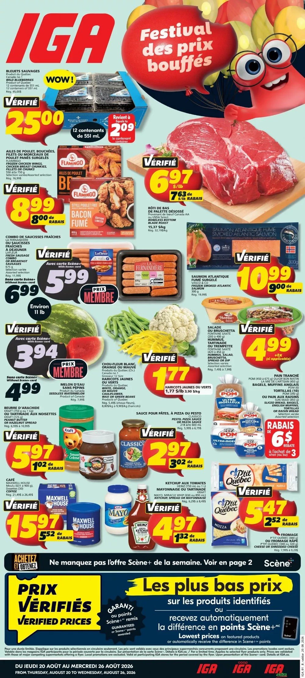 iga flyer week-34, iga circulaire semaine-34