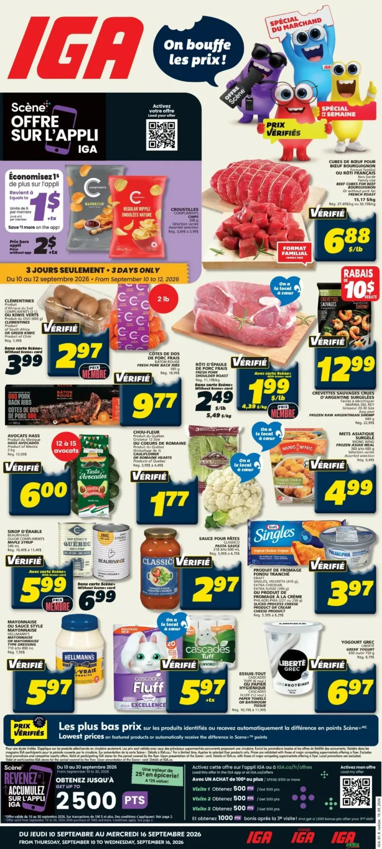 iga flyer wk-37, iga circulaire semaine-37