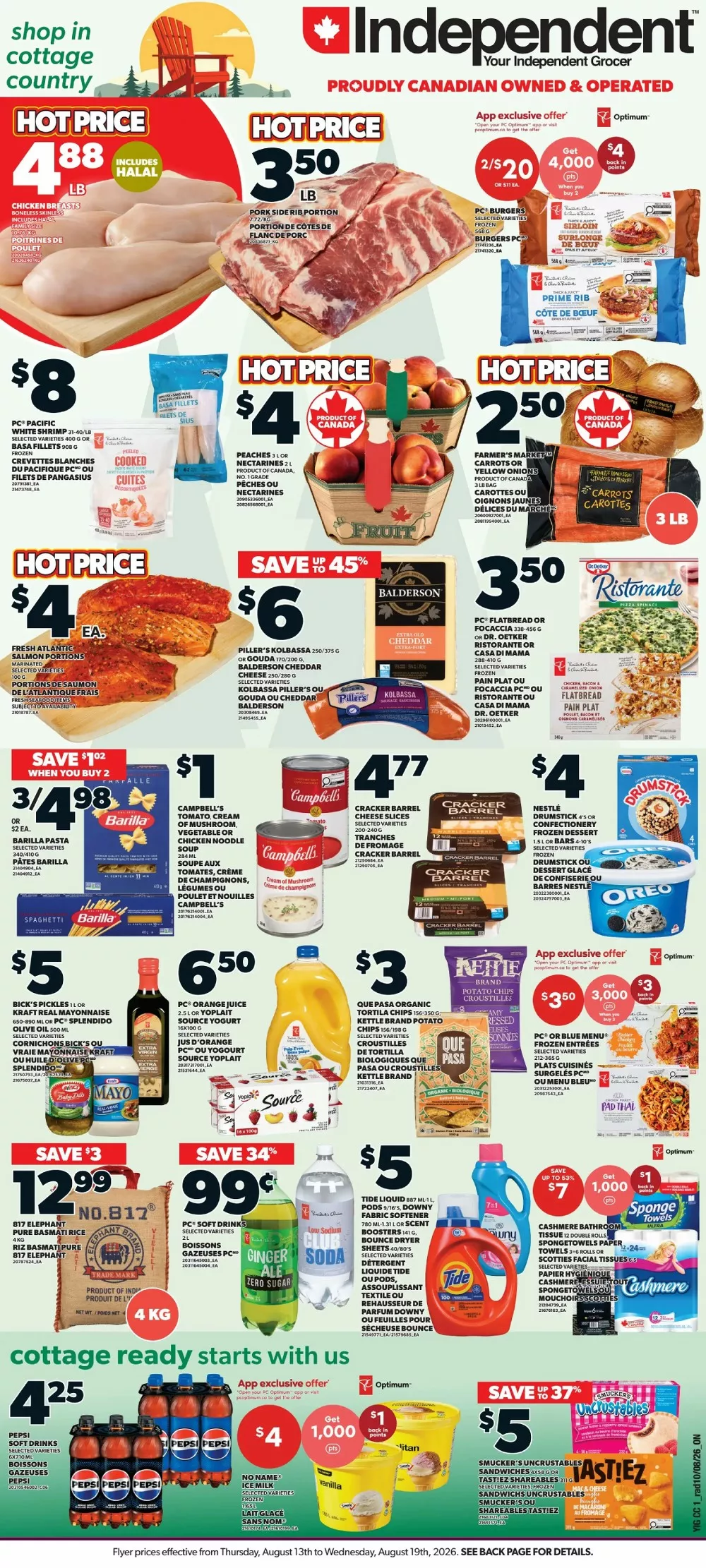 Independent Grocer Flyer August 13 - August 19, 2026 1 independent flyer week-33