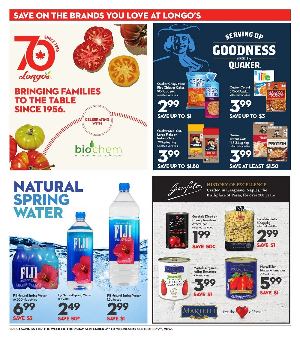 longos flyer sept 3 9 25
