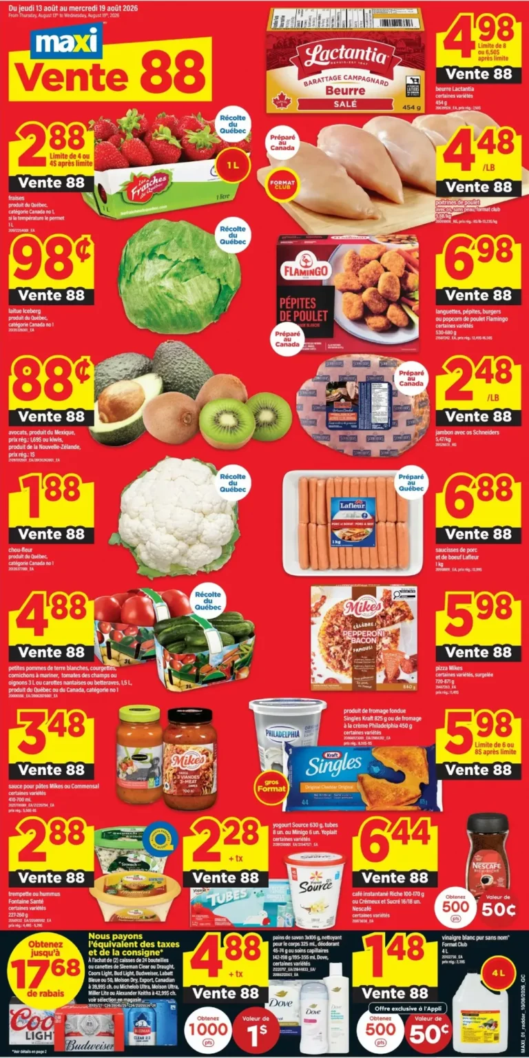 FlyerSeek 5 maxi flyer week-33, maxi circulaire semaine-33
