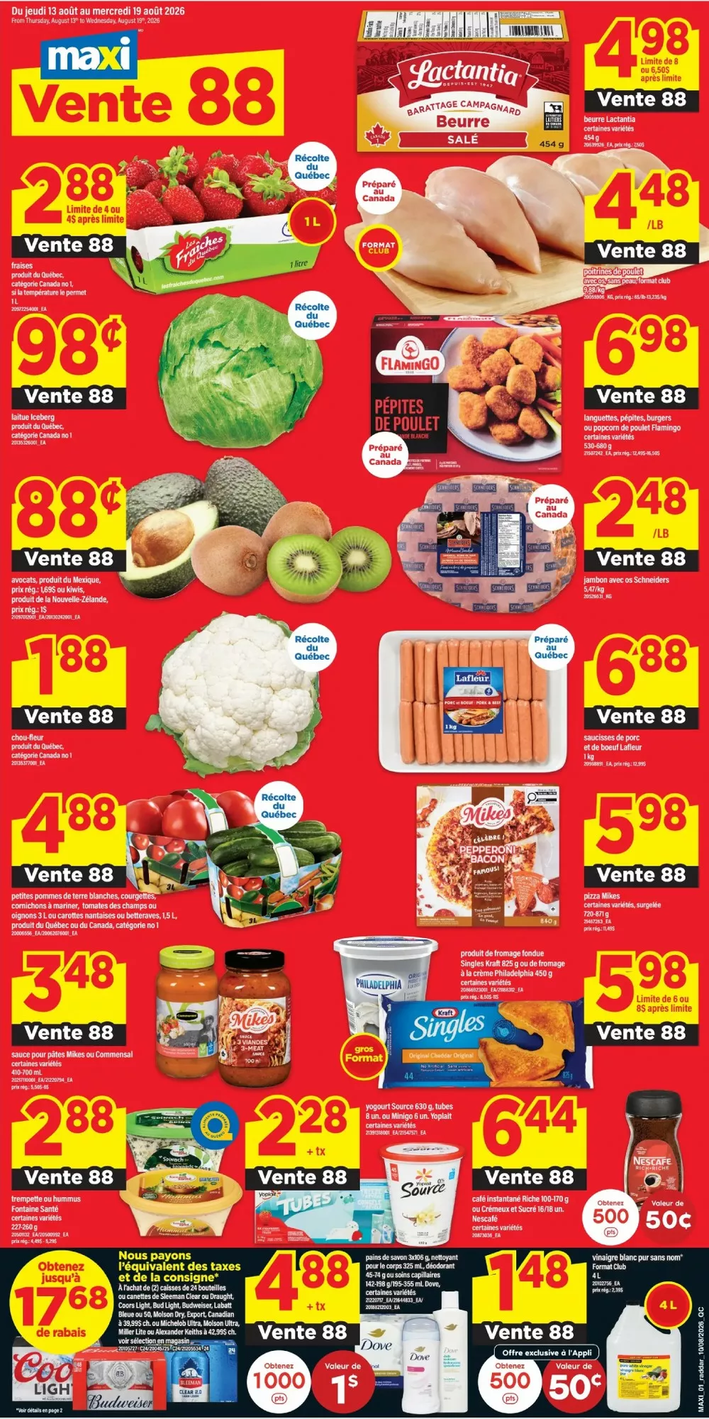 maxi flyer week-33, maxi circulaire semaine-33
