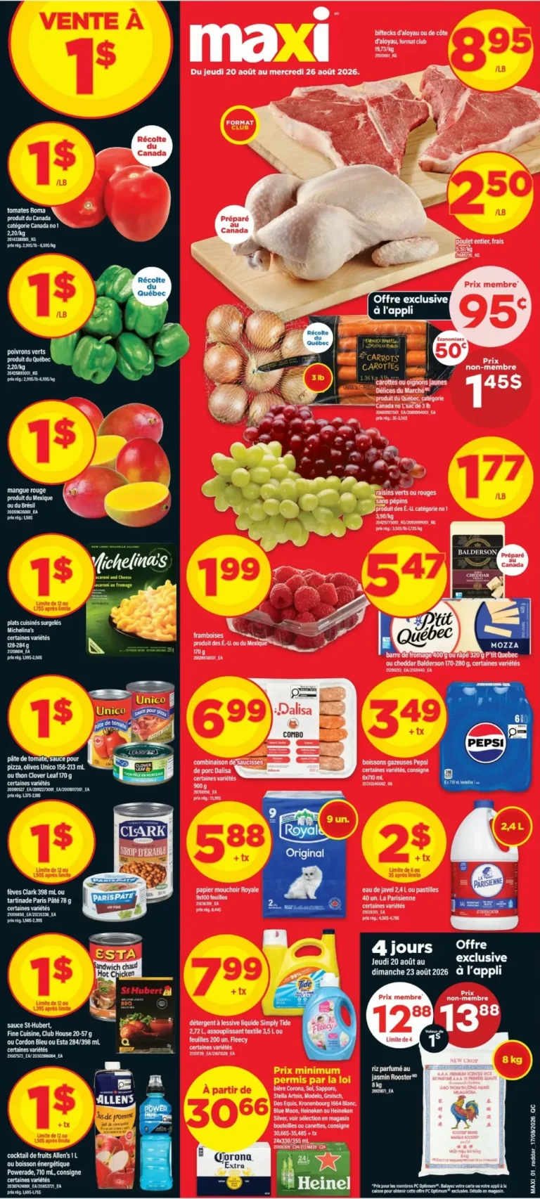 maxi flyer week-34, maxi circulaire semaine-34