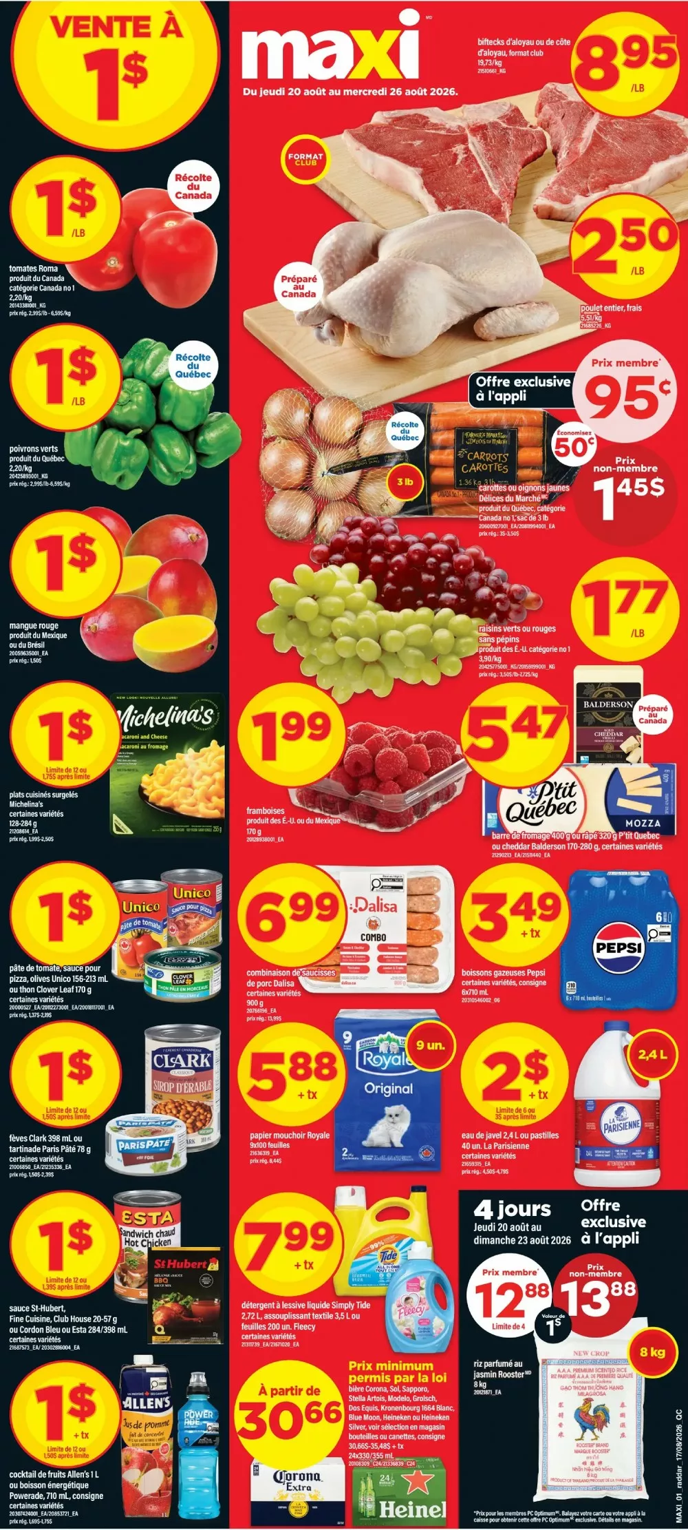 maxi flyer week-34, maxi circulaire semaine-34