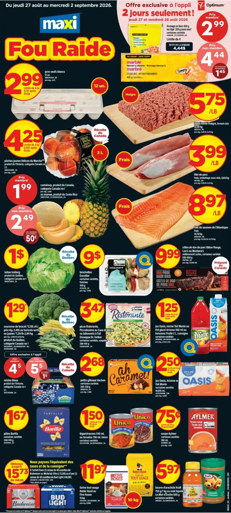 maxi flyer wk-35, maxi circulaire semaine-35