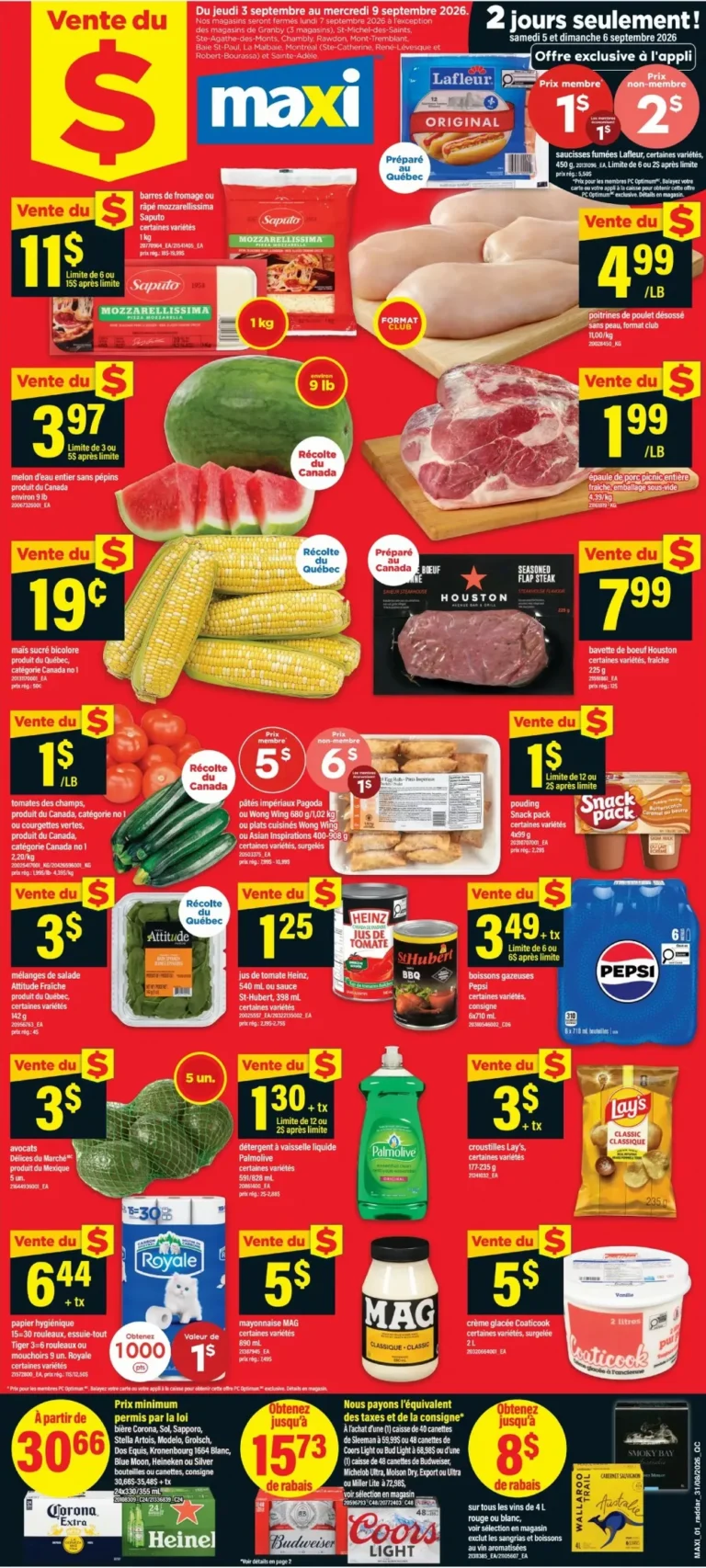 maxi flyer wk-36, maxi circulaire semaine-36