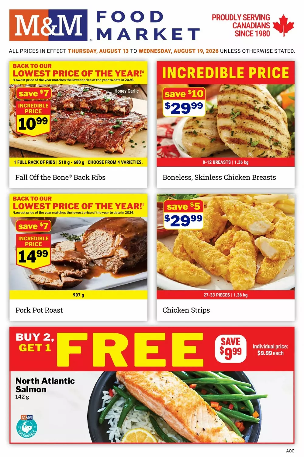 M&M Food Market Flyer 20 August - 26 August, 2026 1 mm food market flyer week-33