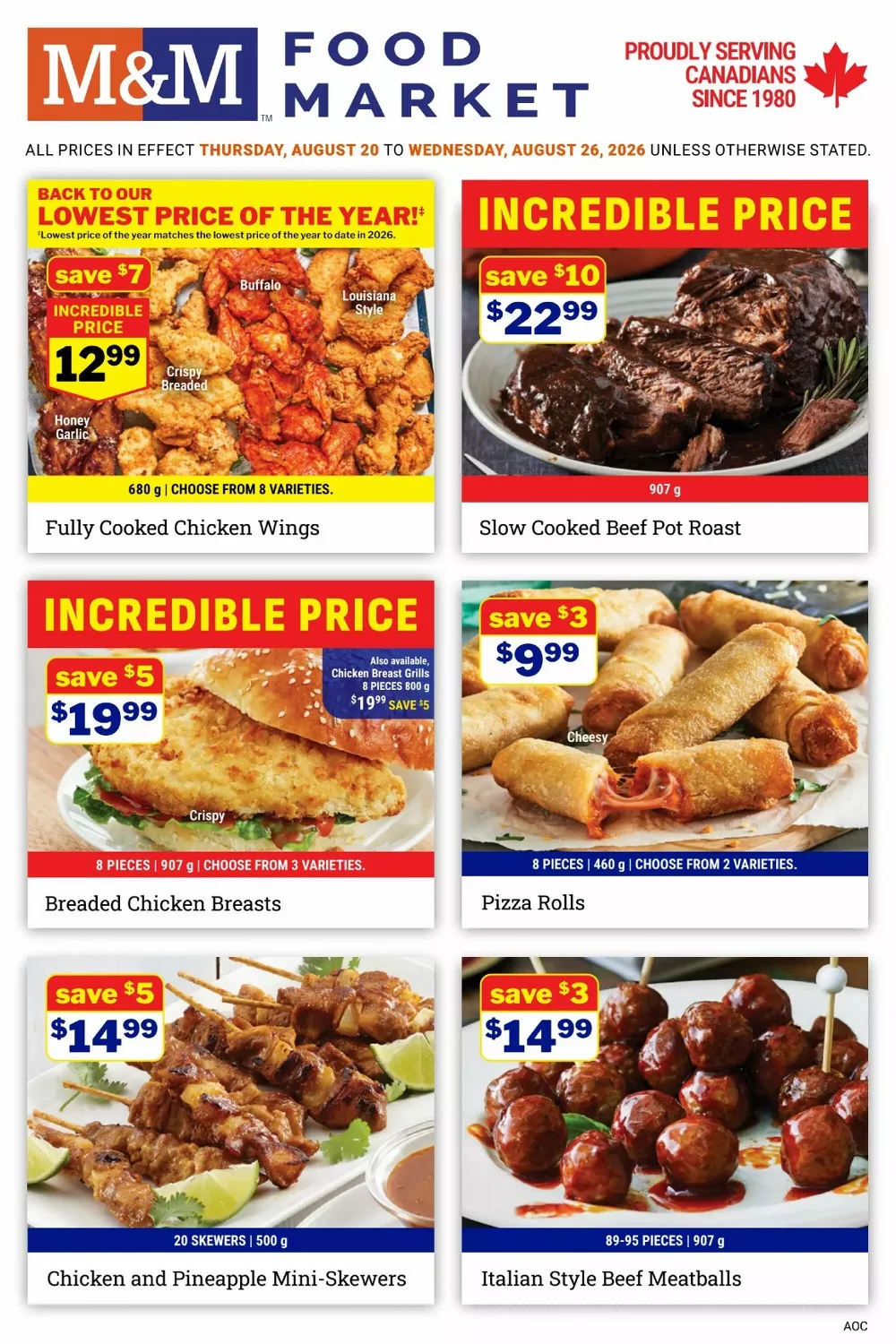 M&M Food Market Flyer New August 27 - September 2, 2026 1 mm food market flyer week-34