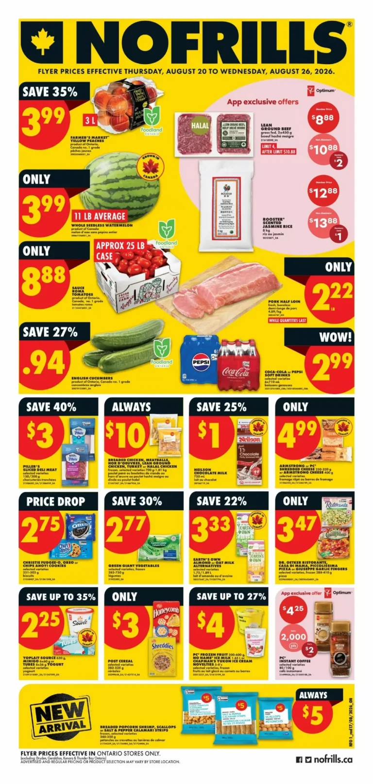 no frills flyer on week-34