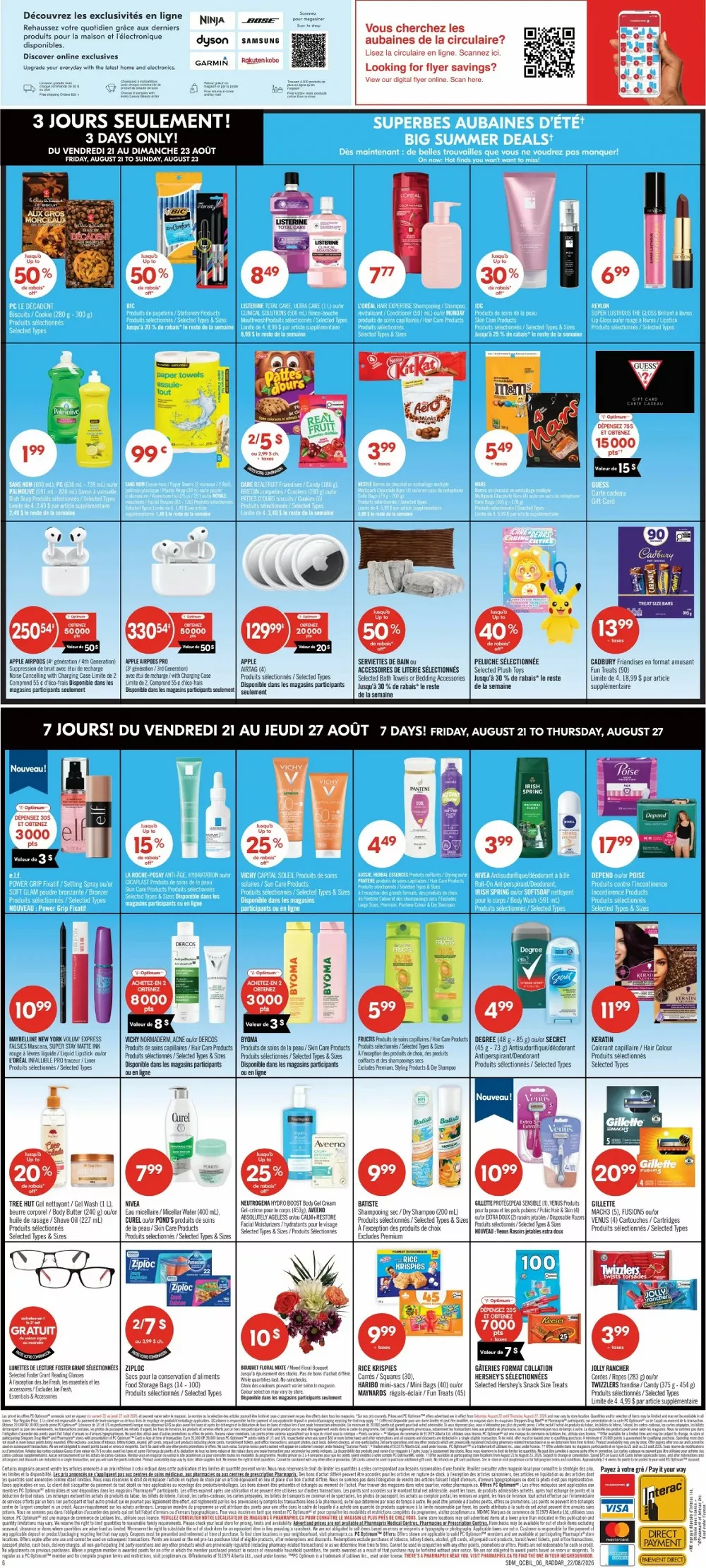pharmaprix flyer august 22 27 2