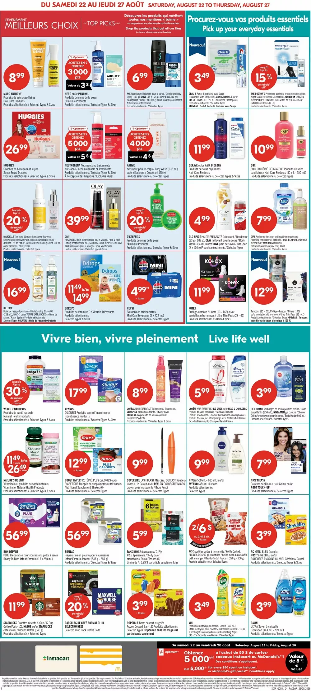 pharmaprix flyer august 22 27 8