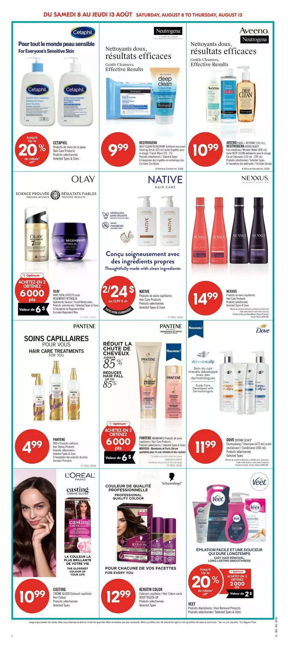 pharmaprix flyer august 8 13 15 60945152
