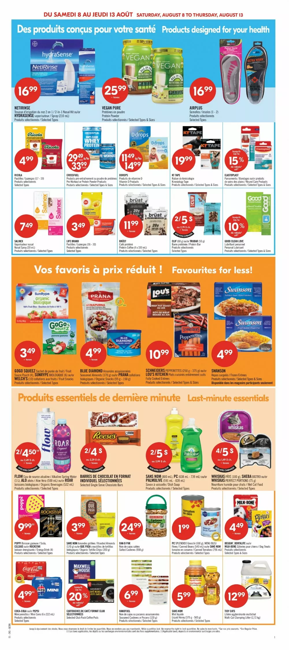 pharmaprix flyer august 8 13 18 90973561