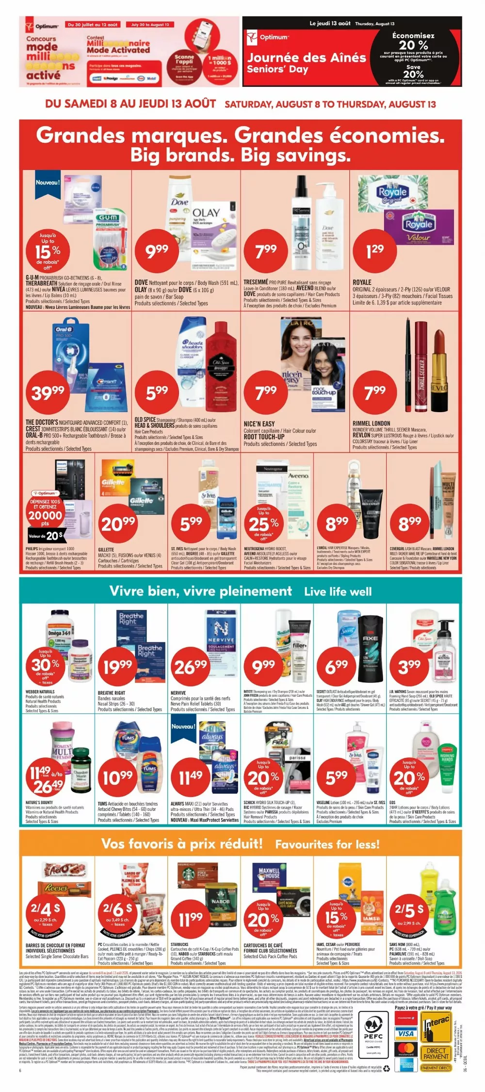 pharmaprix flyer august 8 13 4 69441217