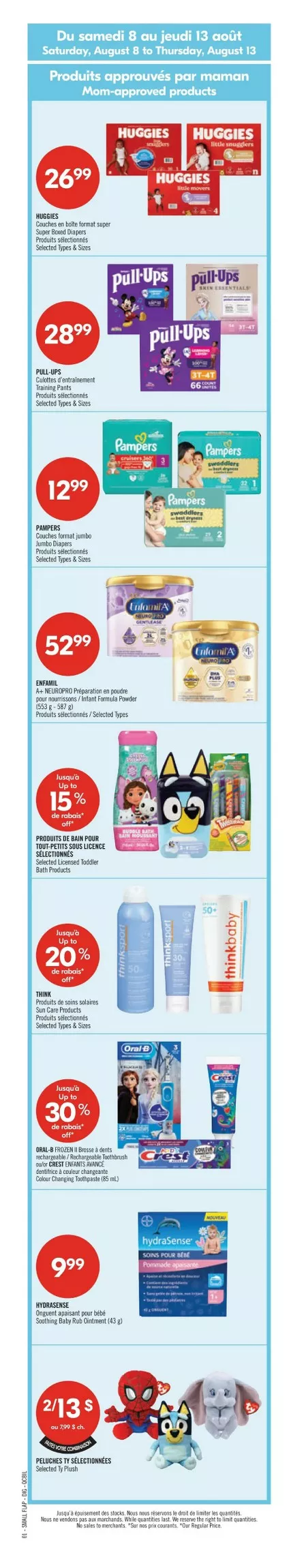 pharmaprix flyer august 8 13 5 20520133