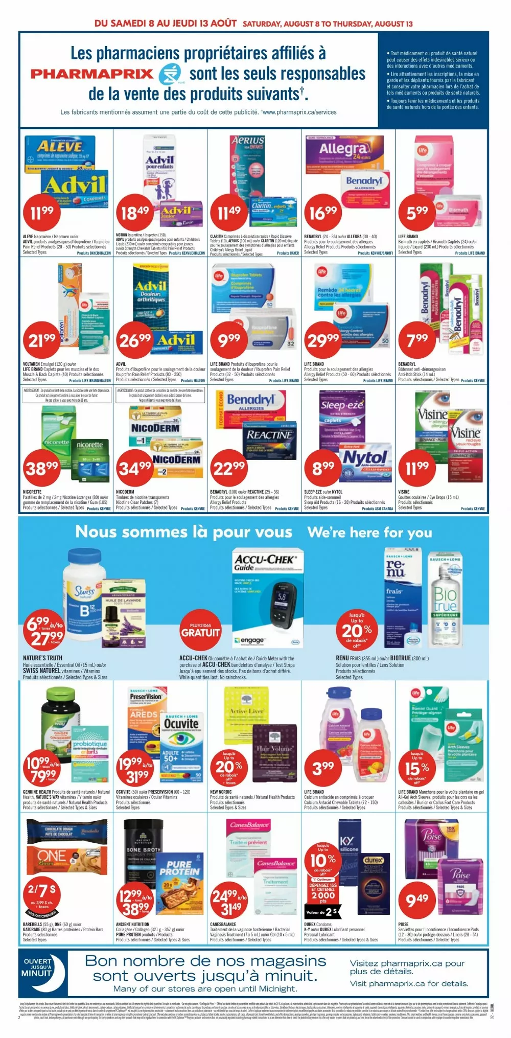pharmaprix flyer august 8 13 6 75580380