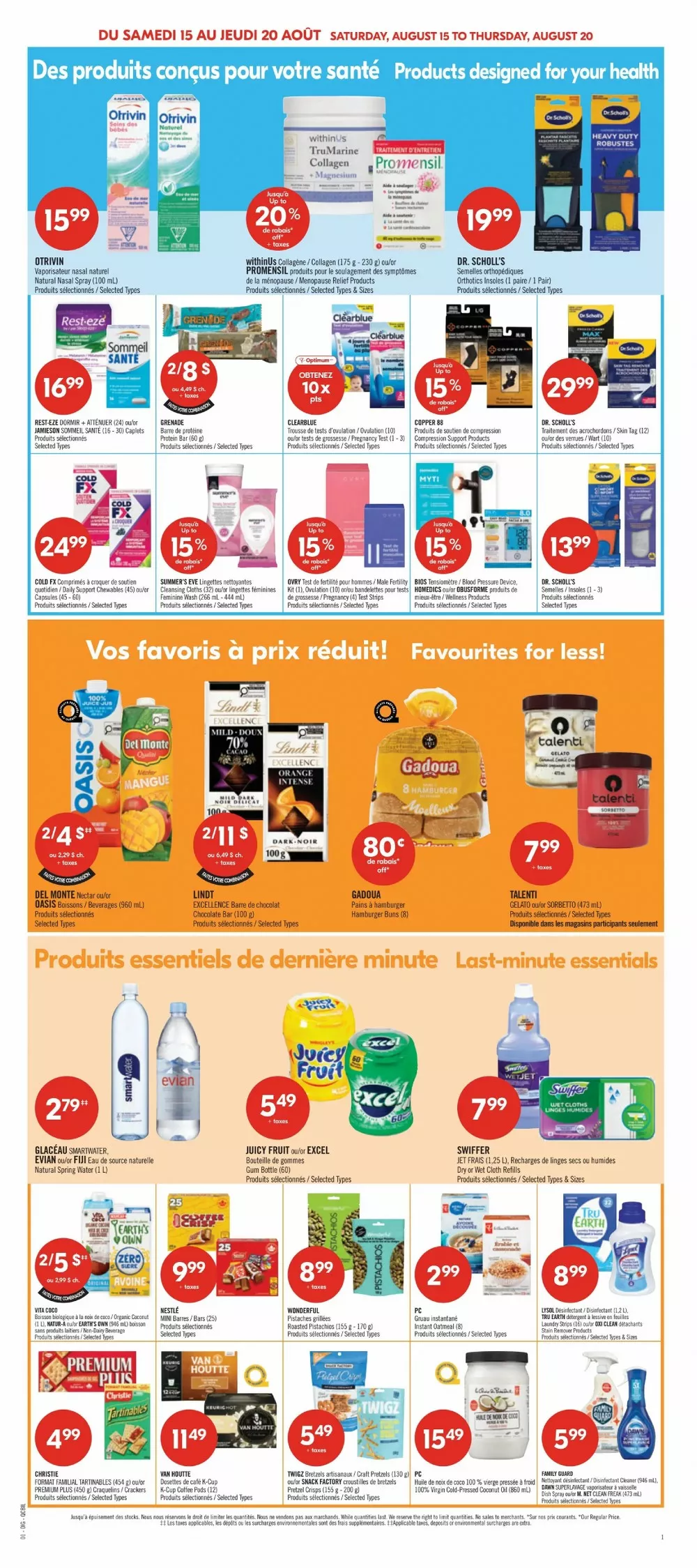 pharmarprix flyer august 15 20 19 16138920