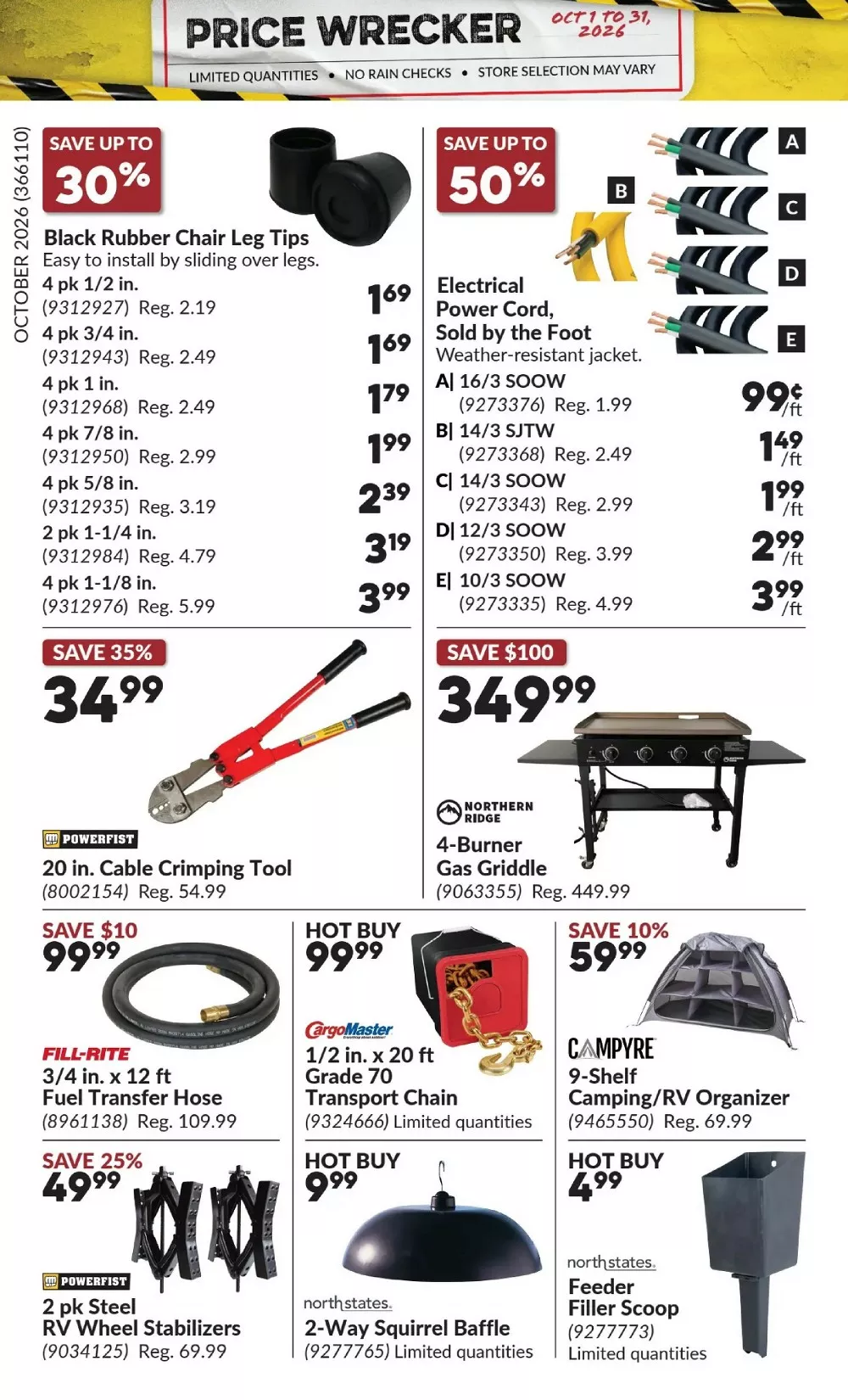 princess auto flyer october 2026 10 633
