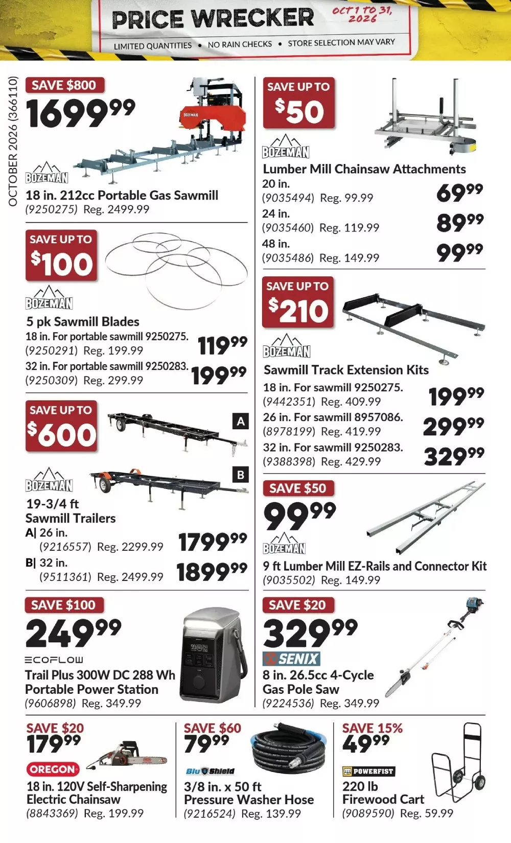 princess auto flyer october 2026 13 759