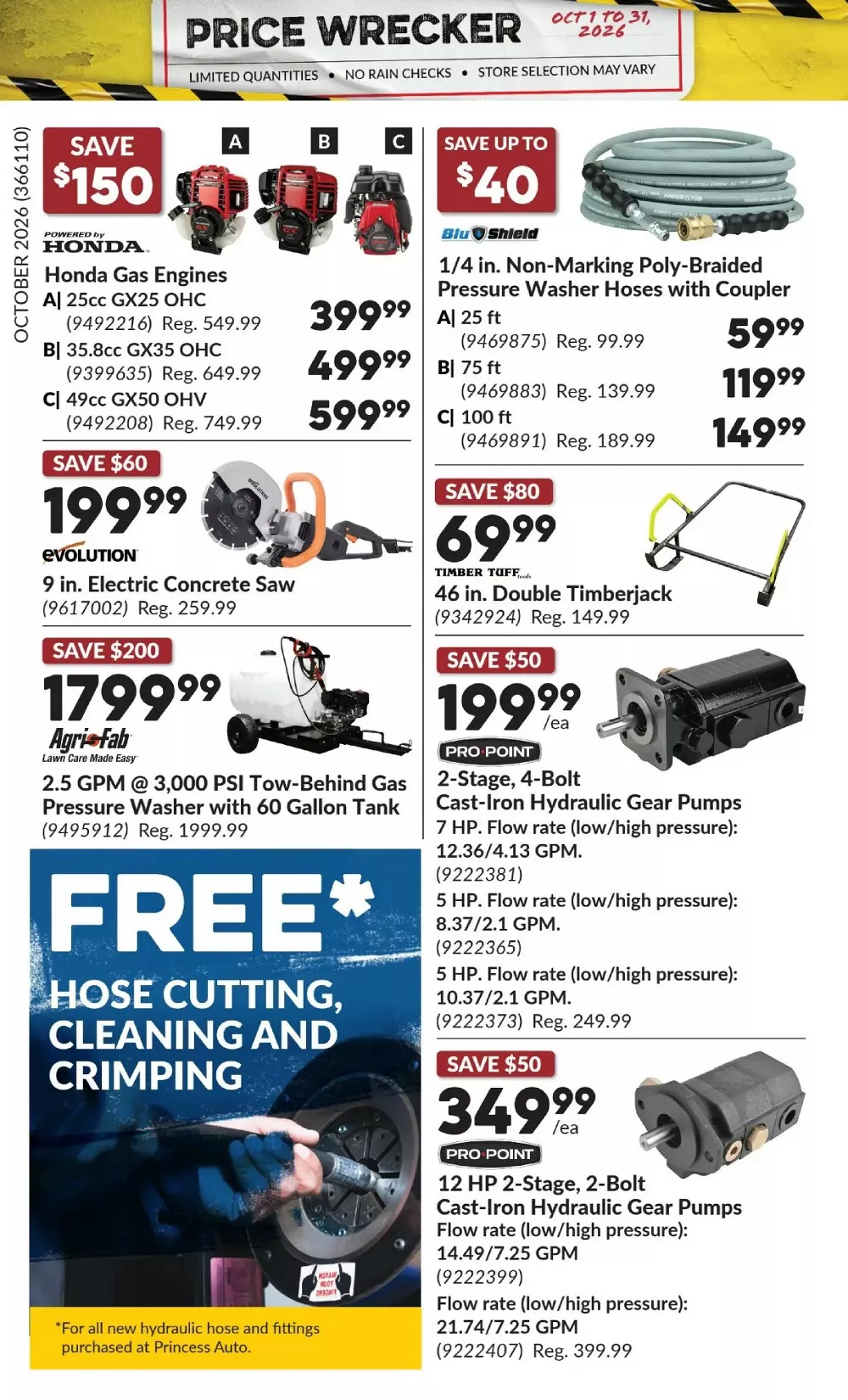 princess auto flyer october 2026 14 521