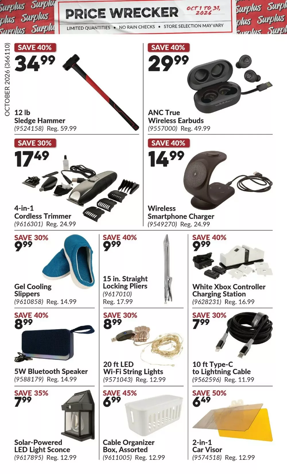 princess auto flyer october 2026 15 785