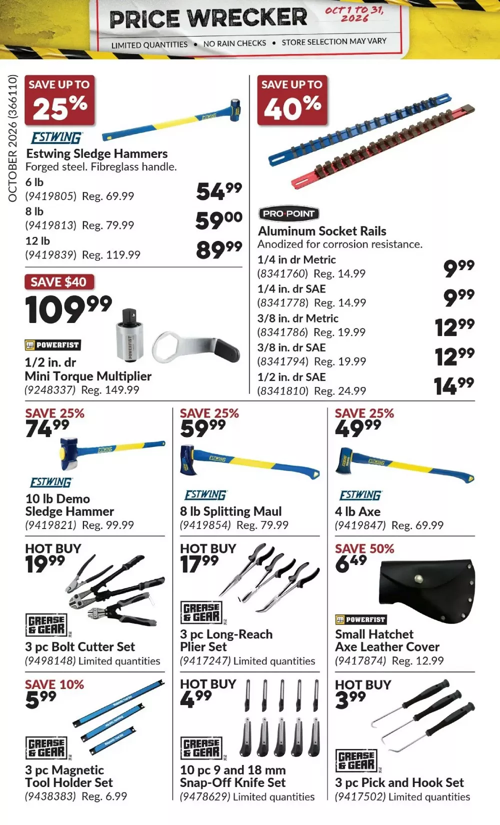 princess auto flyer october 2026 5 642